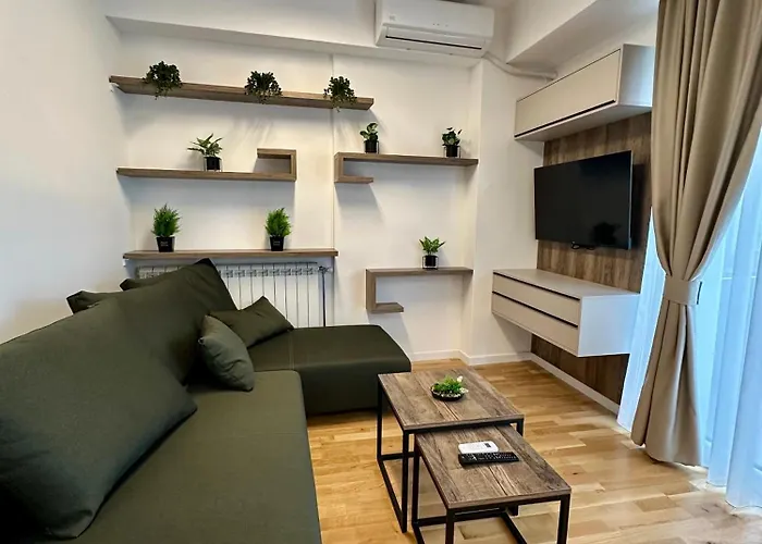 Apartman Downtown Riverside Szkopje