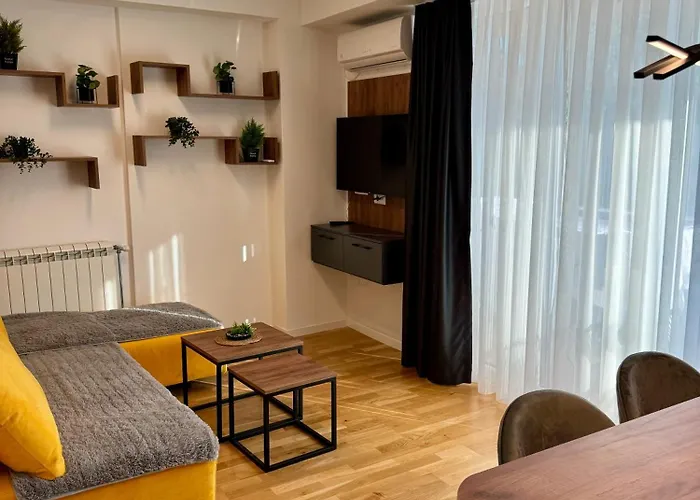 Apartman Downtown Riverside Szkopje