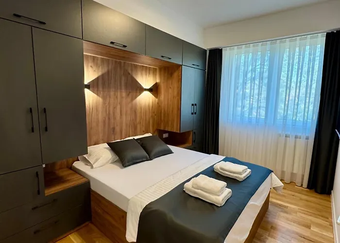 Downtown Riverside Apartman Szkopje